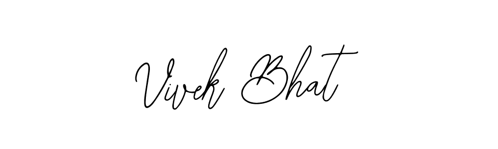 Design your own signature with our free online signature maker. With this signature software, you can create a handwritten (Bearetta-2O07w) signature for name Vivek Bhat. Vivek Bhat signature style 12 images and pictures png