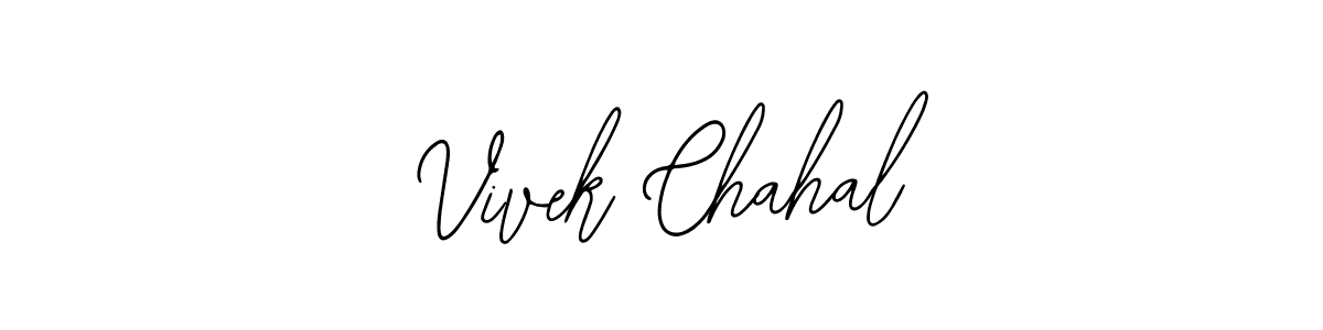 Also we have Vivek Chahal name is the best signature style. Create professional handwritten signature collection using Bearetta-2O07w autograph style. Vivek Chahal signature style 12 images and pictures png