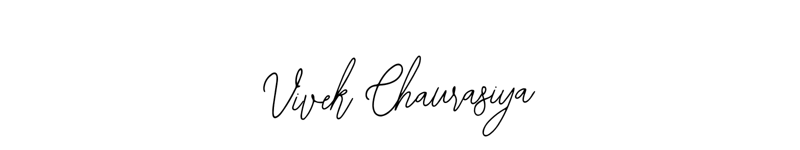 Use a signature maker to create a handwritten signature online. With this signature software, you can design (Bearetta-2O07w) your own signature for name Vivek Chaurasiya. Vivek Chaurasiya signature style 12 images and pictures png