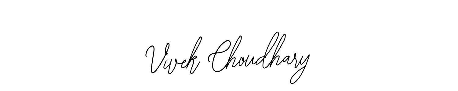 Create a beautiful signature design for name Vivek Choudhary. With this signature (Bearetta-2O07w) fonts, you can make a handwritten signature for free. Vivek Choudhary signature style 12 images and pictures png