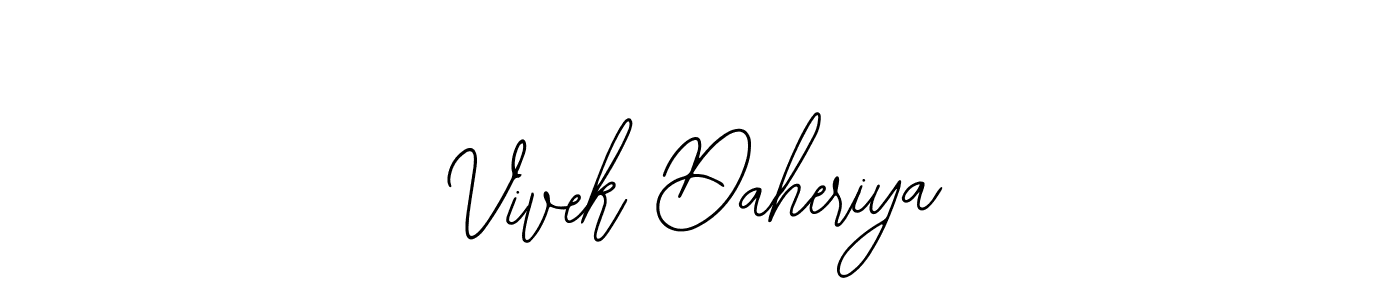 This is the best signature style for the Vivek Daheriya name. Also you like these signature font (Bearetta-2O07w). Mix name signature. Vivek Daheriya signature style 12 images and pictures png