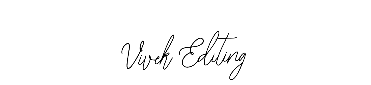 Make a short Vivek Editing signature style. Manage your documents anywhere anytime using Bearetta-2O07w. Create and add eSignatures, submit forms, share and send files easily. Vivek Editing signature style 12 images and pictures png