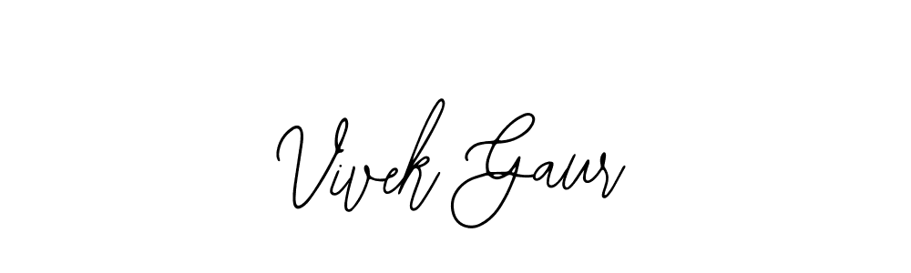 You can use this online signature creator to create a handwritten signature for the name Vivek Gaur. This is the best online autograph maker. Vivek Gaur signature style 12 images and pictures png