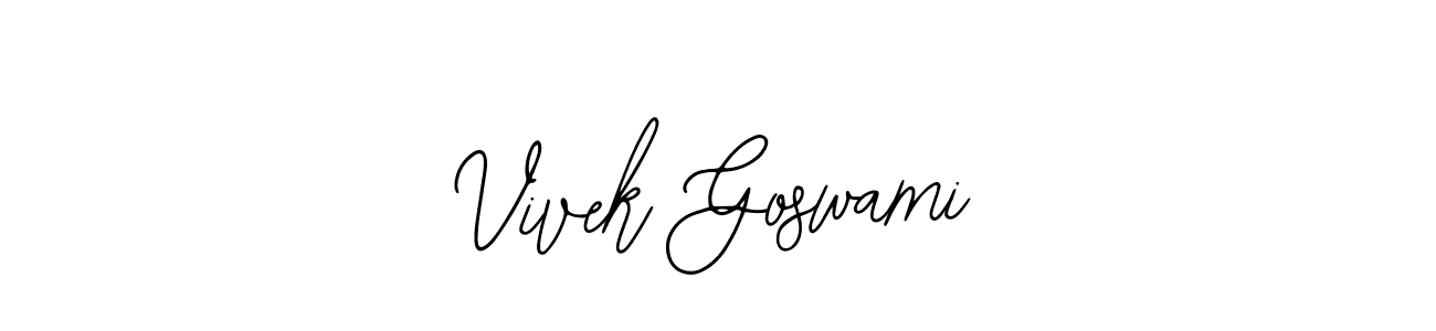 Also we have Vivek Goswami name is the best signature style. Create professional handwritten signature collection using Bearetta-2O07w autograph style. Vivek Goswami signature style 12 images and pictures png