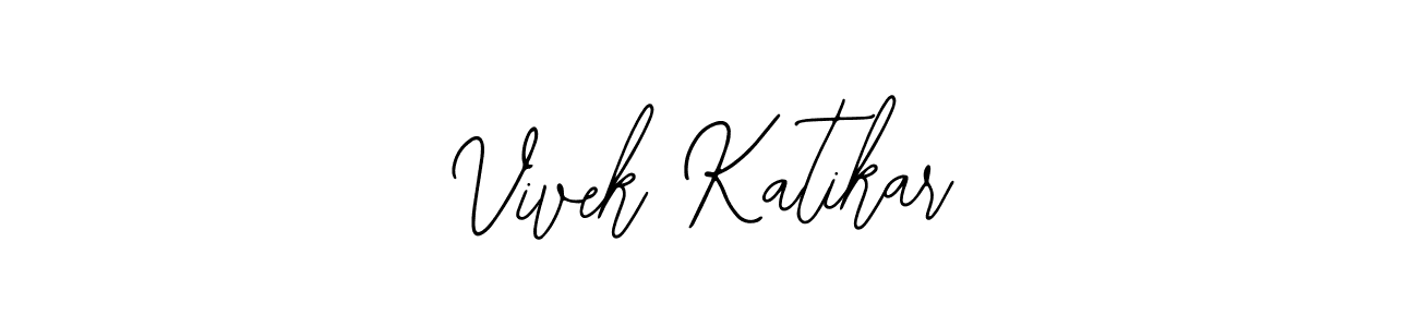 if you are searching for the best signature style for your name Vivek Katikar. so please give up your signature search. here we have designed multiple signature styles  using Bearetta-2O07w. Vivek Katikar signature style 12 images and pictures png