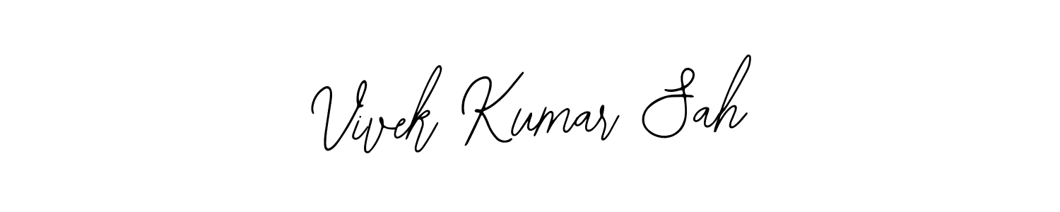 Design your own signature with our free online signature maker. With this signature software, you can create a handwritten (Bearetta-2O07w) signature for name Vivek Kumar Sah. Vivek Kumar Sah signature style 12 images and pictures png