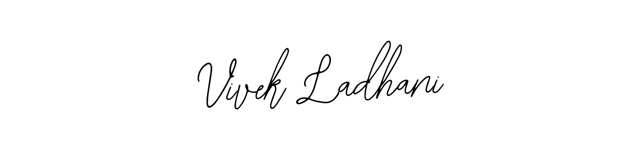 if you are searching for the best signature style for your name Vivek Ladhani. so please give up your signature search. here we have designed multiple signature styles  using Bearetta-2O07w. Vivek Ladhani signature style 12 images and pictures png