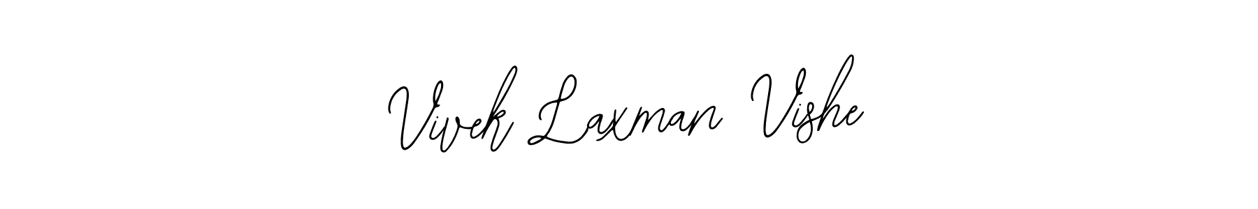 How to make Vivek Laxman Vishe name signature. Use Bearetta-2O07w style for creating short signs online. This is the latest handwritten sign. Vivek Laxman Vishe signature style 12 images and pictures png