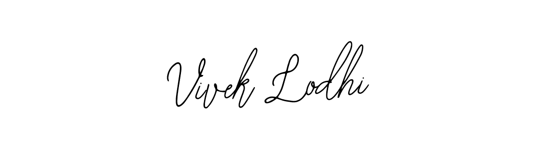 Make a beautiful signature design for name Vivek Lodhi. Use this online signature maker to create a handwritten signature for free. Vivek Lodhi signature style 12 images and pictures png