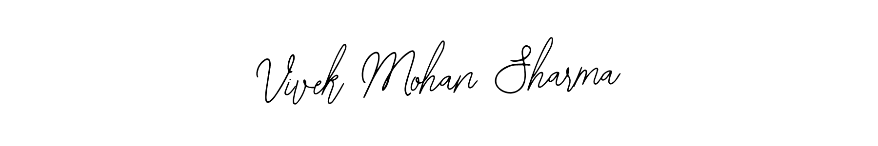 Use a signature maker to create a handwritten signature online. With this signature software, you can design (Bearetta-2O07w) your own signature for name Vivek Mohan Sharma. Vivek Mohan Sharma signature style 12 images and pictures png
