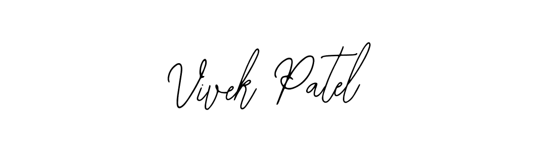 Also You can easily find your signature by using the search form. We will create Vivek Patel name handwritten signature images for you free of cost using Bearetta-2O07w sign style. Vivek Patel signature style 12 images and pictures png