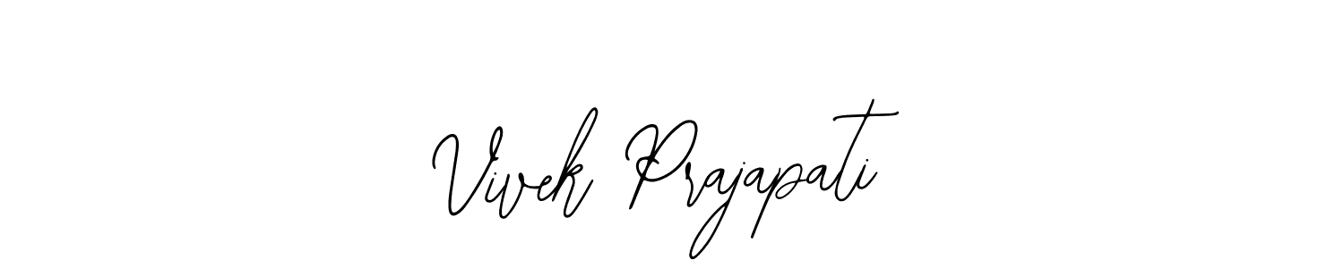 Similarly Bearetta-2O07w is the best handwritten signature design. Signature creator online .You can use it as an online autograph creator for name Vivek Prajapati. Vivek Prajapati signature style 12 images and pictures png