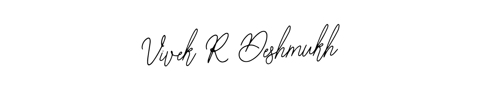 Make a beautiful signature design for name Vivek R Deshmukh. Use this online signature maker to create a handwritten signature for free. Vivek R Deshmukh signature style 12 images and pictures png