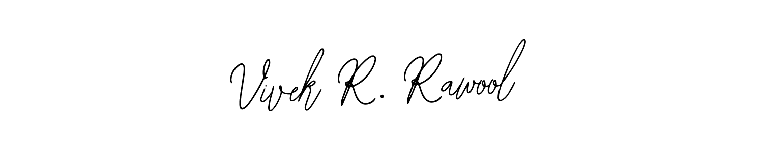 Use a signature maker to create a handwritten signature online. With this signature software, you can design (Bearetta-2O07w) your own signature for name Vivek R. Rawool. Vivek R. Rawool signature style 12 images and pictures png