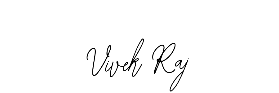 Make a beautiful signature design for name Vivek Raj. With this signature (Bearetta-2O07w) style, you can create a handwritten signature for free. Vivek Raj signature style 12 images and pictures png