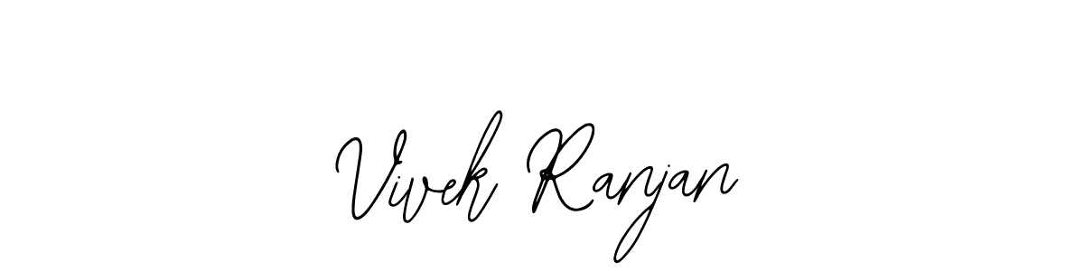 Use a signature maker to create a handwritten signature online. With this signature software, you can design (Bearetta-2O07w) your own signature for name Vivek Ranjan. Vivek Ranjan signature style 12 images and pictures png