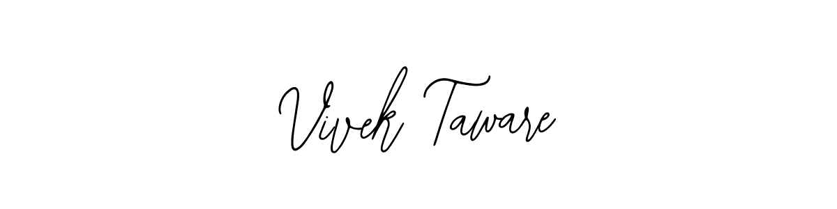 if you are searching for the best signature style for your name Vivek Taware. so please give up your signature search. here we have designed multiple signature styles  using Bearetta-2O07w. Vivek Taware signature style 12 images and pictures png