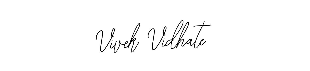 Also You can easily find your signature by using the search form. We will create Vivek Vidhate name handwritten signature images for you free of cost using Bearetta-2O07w sign style. Vivek Vidhate signature style 12 images and pictures png