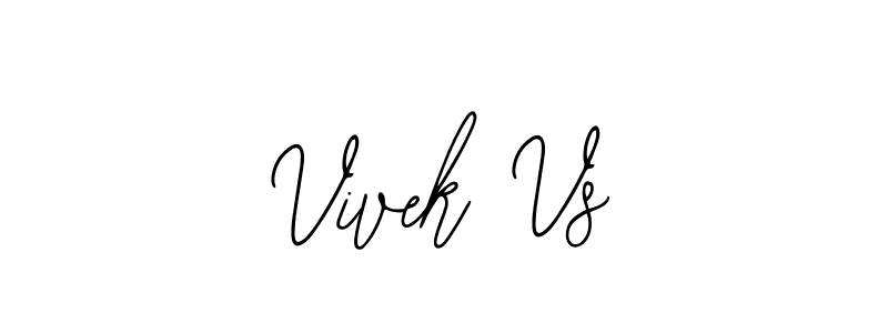 Vivek Vs stylish signature style. Best Handwritten Sign (Bearetta-2O07w) for my name. Handwritten Signature Collection Ideas for my name Vivek Vs. Vivek Vs signature style 12 images and pictures png