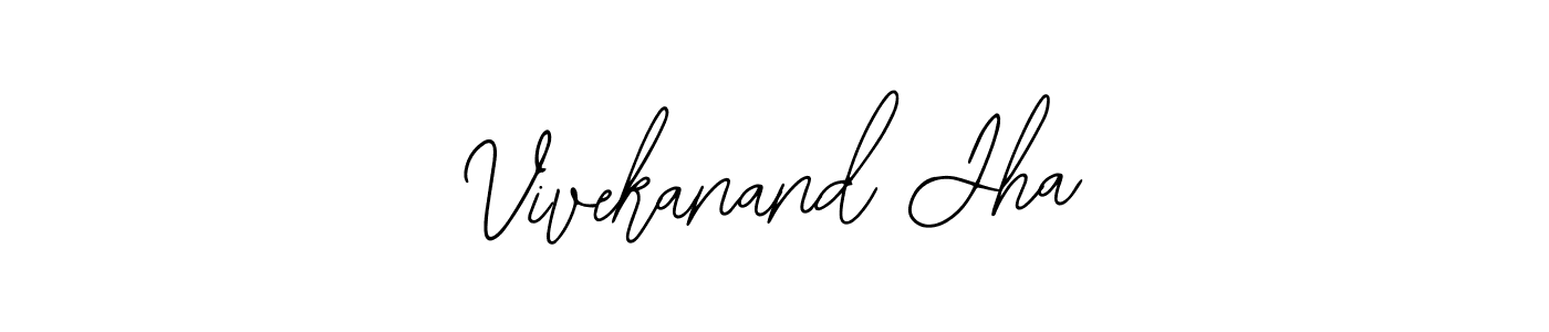Design your own signature with our free online signature maker. With this signature software, you can create a handwritten (Bearetta-2O07w) signature for name Vivekanand Jha. Vivekanand Jha signature style 12 images and pictures png