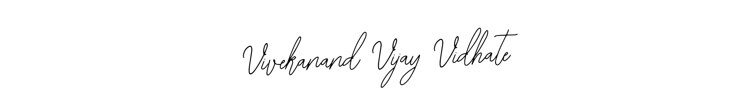 Bearetta-2O07w is a professional signature style that is perfect for those who want to add a touch of class to their signature. It is also a great choice for those who want to make their signature more unique. Get Vivekanand Vijay Vidhate name to fancy signature for free. Vivekanand Vijay Vidhate signature style 12 images and pictures png