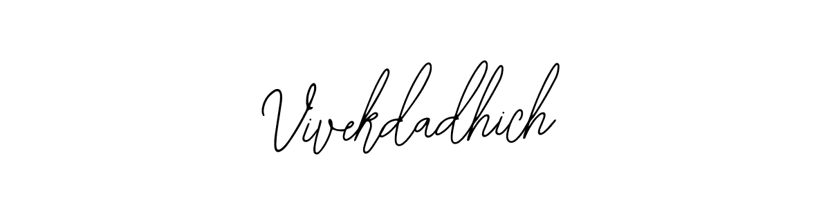Here are the top 10 professional signature styles for the name Vivekdadhich. These are the best autograph styles you can use for your name. Vivekdadhich signature style 12 images and pictures png