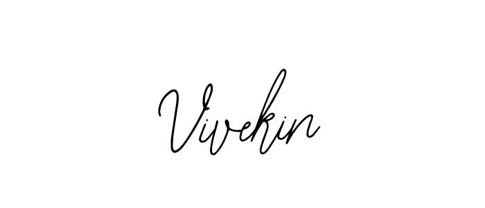 Also we have Vivekin name is the best signature style. Create professional handwritten signature collection using Bearetta-2O07w autograph style. Vivekin signature style 12 images and pictures png