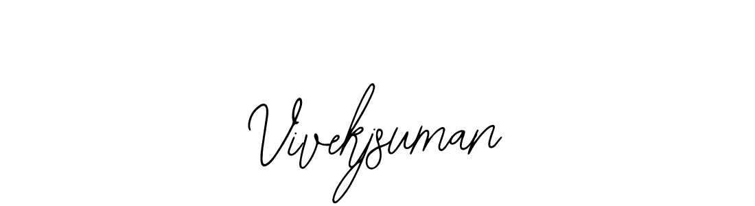 This is the best signature style for the Vivekjsuman name. Also you like these signature font (Bearetta-2O07w). Mix name signature. Vivekjsuman signature style 12 images and pictures png