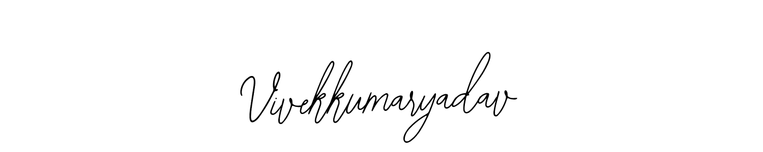 How to make Vivekkumaryadav signature? Bearetta-2O07w is a professional autograph style. Create handwritten signature for Vivekkumaryadav name. Vivekkumaryadav signature style 12 images and pictures png