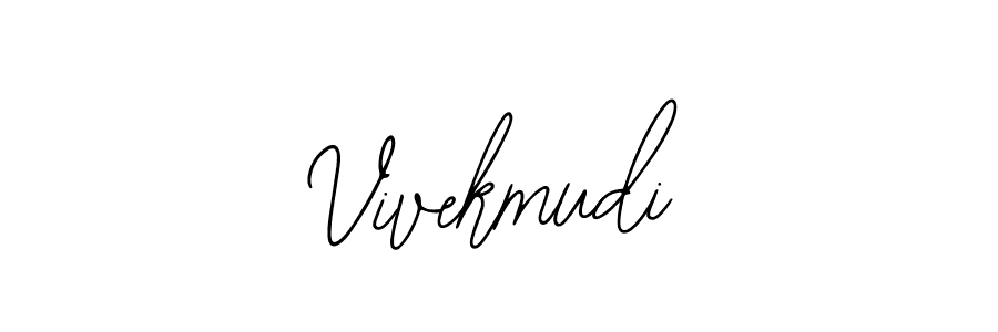 Make a beautiful signature design for name Vivekmudi. Use this online signature maker to create a handwritten signature for free. Vivekmudi signature style 12 images and pictures png