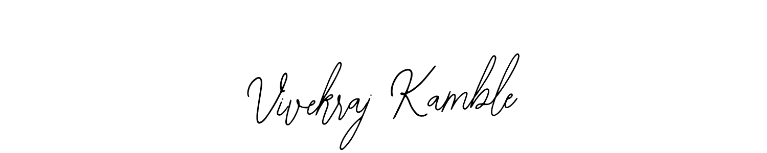 Also You can easily find your signature by using the search form. We will create Vivekraj Kamble name handwritten signature images for you free of cost using Bearetta-2O07w sign style. Vivekraj Kamble signature style 12 images and pictures png