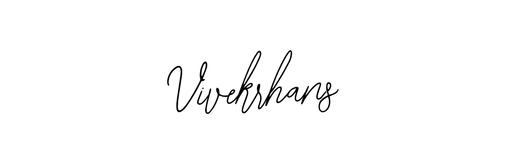 Design your own signature with our free online signature maker. With this signature software, you can create a handwritten (Bearetta-2O07w) signature for name Vivekrhans. Vivekrhans signature style 12 images and pictures png