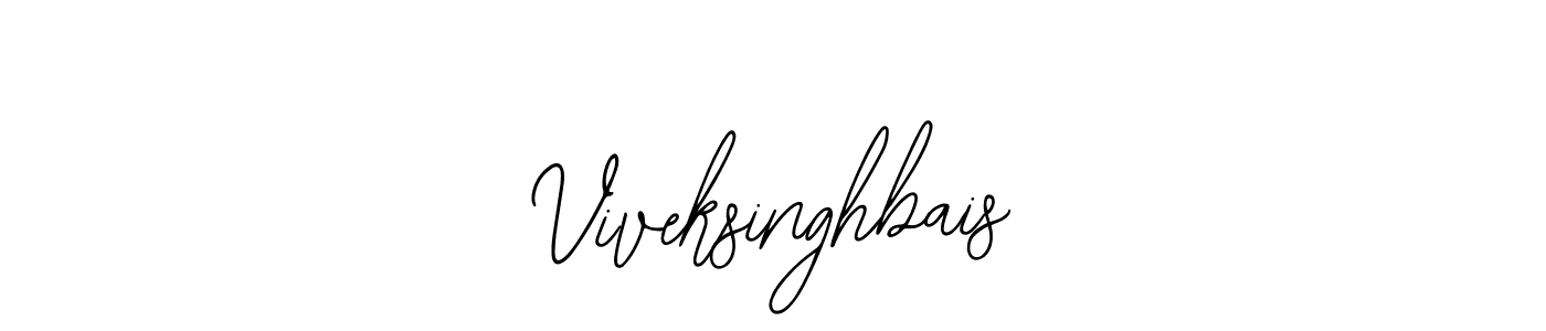 Also we have Viveksinghbais name is the best signature style. Create professional handwritten signature collection using Bearetta-2O07w autograph style. Viveksinghbais signature style 12 images and pictures png