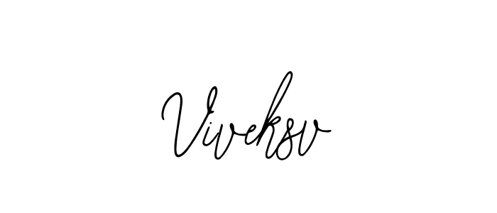 Make a beautiful signature design for name Viveksv. Use this online signature maker to create a handwritten signature for free. Viveksv signature style 12 images and pictures png