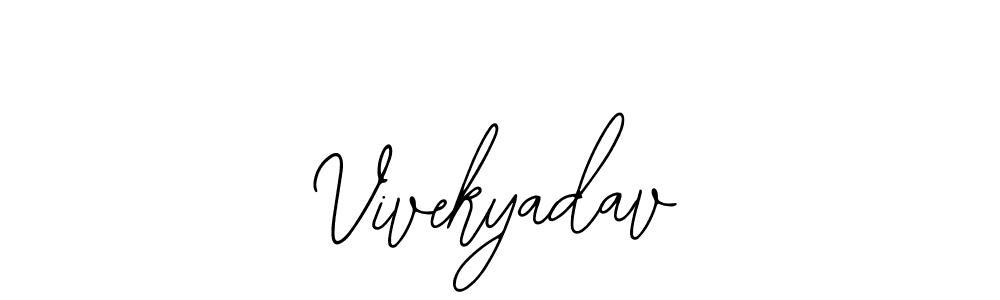 Create a beautiful signature design for name Vivekyadav. With this signature (Bearetta-2O07w) fonts, you can make a handwritten signature for free. Vivekyadav signature style 12 images and pictures png