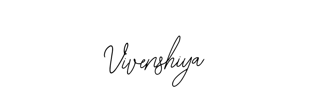 How to make Vivenshiya signature? Bearetta-2O07w is a professional autograph style. Create handwritten signature for Vivenshiya name. Vivenshiya signature style 12 images and pictures png
