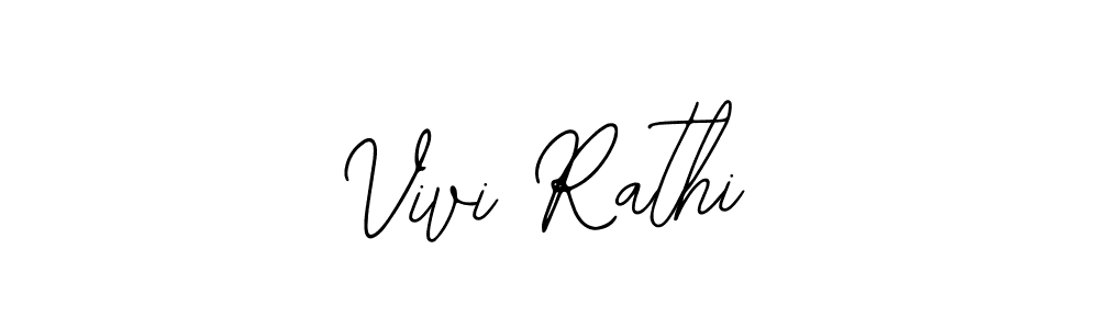 How to make Vivi Rathi name signature. Use Bearetta-2O07w style for creating short signs online. This is the latest handwritten sign. Vivi Rathi signature style 12 images and pictures png