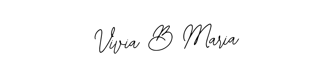 This is the best signature style for the Vivia B Maria name. Also you like these signature font (Bearetta-2O07w). Mix name signature. Vivia B Maria signature style 12 images and pictures png