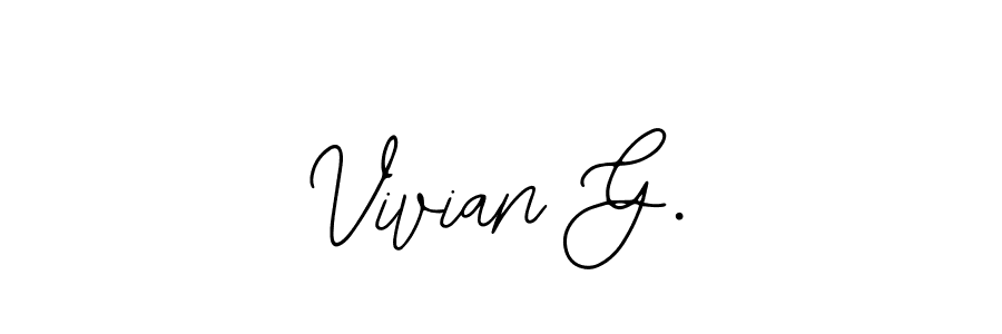 You can use this online signature creator to create a handwritten signature for the name Vivian G.. This is the best online autograph maker. Vivian G. signature style 12 images and pictures png