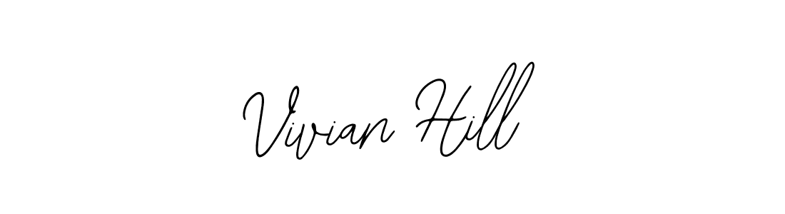 Also You can easily find your signature by using the search form. We will create Vivian Hill name handwritten signature images for you free of cost using Bearetta-2O07w sign style. Vivian Hill signature style 12 images and pictures png