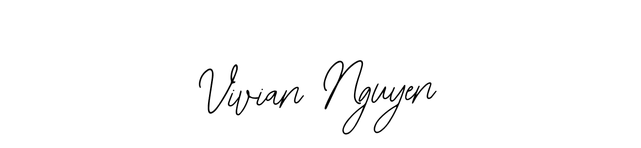 You can use this online signature creator to create a handwritten signature for the name Vivian Nguyen. This is the best online autograph maker. Vivian Nguyen signature style 12 images and pictures png