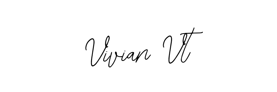 Create a beautiful signature design for name Vivian Vt. With this signature (Bearetta-2O07w) fonts, you can make a handwritten signature for free. Vivian Vt signature style 12 images and pictures png