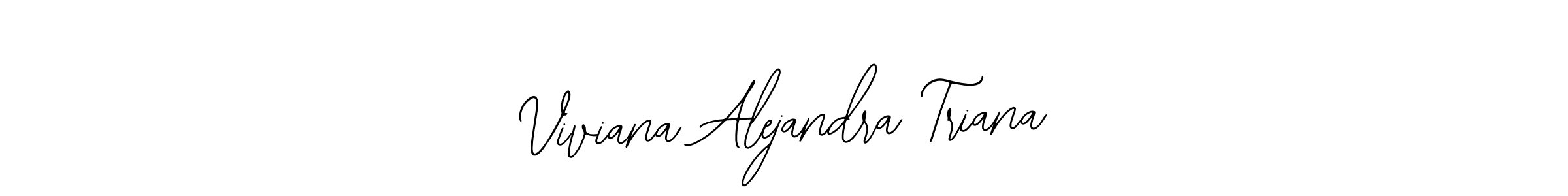 How to make Viviana Alejandra Triana name signature. Use Bearetta-2O07w style for creating short signs online. This is the latest handwritten sign. Viviana Alejandra Triana signature style 12 images and pictures png