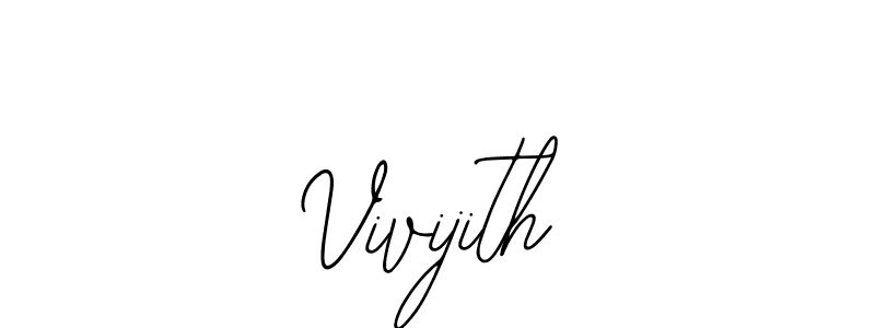 The best way (Bearetta-2O07w) to make a short signature is to pick only two or three words in your name. The name Vivijith include a total of six letters. For converting this name. Vivijith signature style 12 images and pictures png