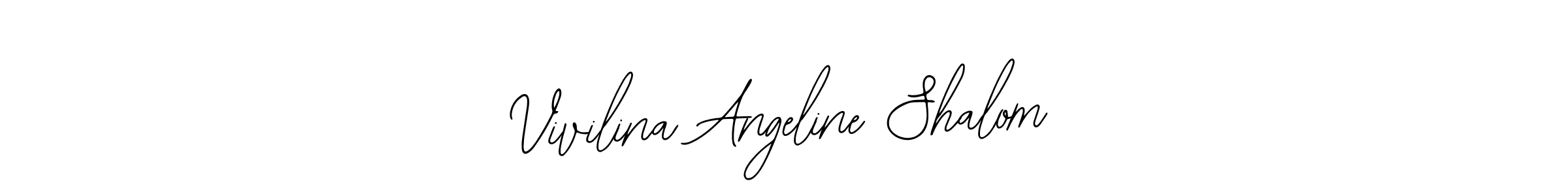 Also You can easily find your signature by using the search form. We will create Vivilina Angeline Shalom name handwritten signature images for you free of cost using Bearetta-2O07w sign style. Vivilina Angeline Shalom signature style 12 images and pictures png