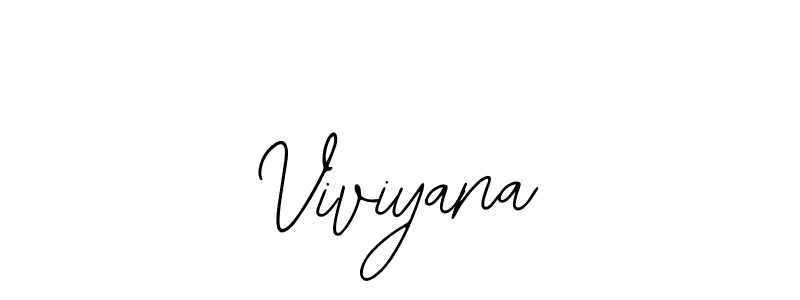 Use a signature maker to create a handwritten signature online. With this signature software, you can design (Bearetta-2O07w) your own signature for name Viviyana. Viviyana signature style 12 images and pictures png