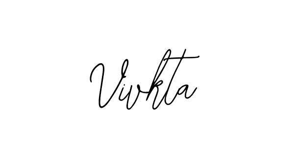 How to make Vivkta name signature. Use Bearetta-2O07w style for creating short signs online. This is the latest handwritten sign. Vivkta signature style 12 images and pictures png