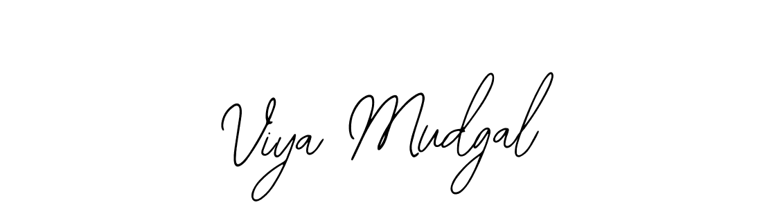 Similarly Bearetta-2O07w is the best handwritten signature design. Signature creator online .You can use it as an online autograph creator for name Viya Mudgal. Viya Mudgal signature style 12 images and pictures png