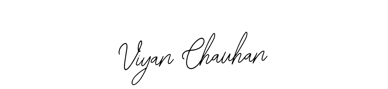 Design your own signature with our free online signature maker. With this signature software, you can create a handwritten (Bearetta-2O07w) signature for name Viyan Chauhan. Viyan Chauhan signature style 12 images and pictures png