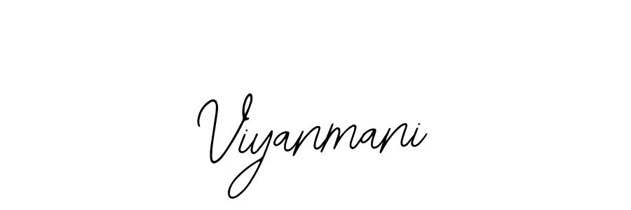 You should practise on your own different ways (Bearetta-2O07w) to write your name (Viyanmani) in signature. don't let someone else do it for you. Viyanmani signature style 12 images and pictures png